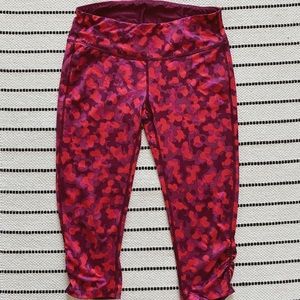 Pink High Waisted 3/4 yoga pants